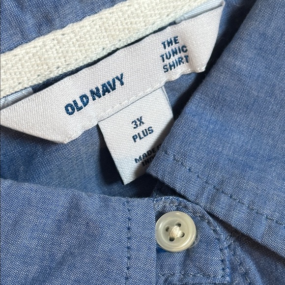 NWT - 3X - plus sized Old Navy button up / down bird shirt - Picture 3 of 10